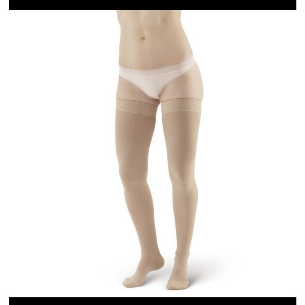 Ames Walker 315 Surgical Weight Support Thigh Highs Dot Band 30-40 mmHg Medium